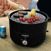 Mestic Portable Gas Barbecue Grill Mini Chef MB-100 2500 W Black