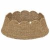 vidaXL Christmas Tree Collar Round Natural Dia. 45 x 22 cm Seagrass