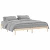 vidaXL Bed Frame without Mattress 193x203 cm Solid Wood Pine King