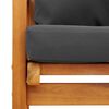 vidaXL 3 Piece Garden Lounge Set with Cushions Solid Wood Acacia