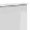 vidaXL Headboard White 200 cm Engineered Wood