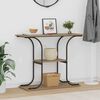 vidaXL Console Table Artisan Oak 101 x 35 x 80.5 cm Engineered Wood