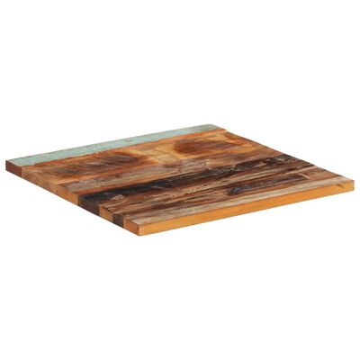 vidaXL Square Table Top 60x60 cm 25-27 mm Solid Reclaimed Wood