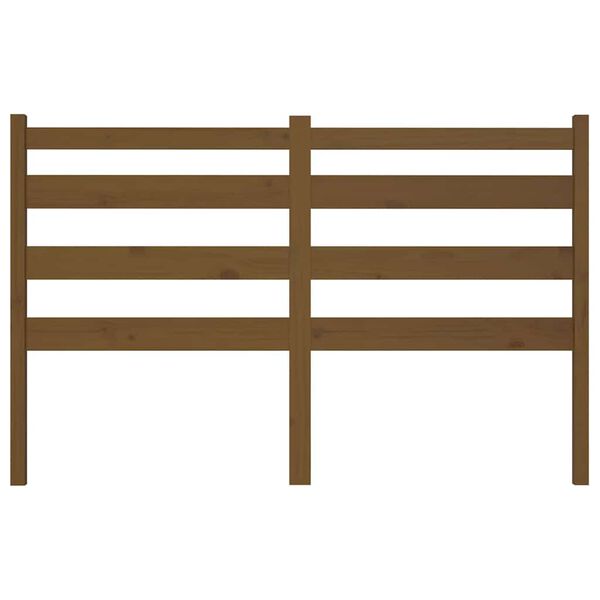 vidaXL Bed Headboard Honey Brown 166x4x100 cm Solid Wood Pine