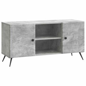 vidaXL TV Cabinet Concrete Grey 102 x 34.5 x 50 cm Engineered Wood