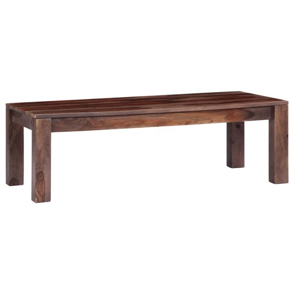 vidaXL Coffee Table Grey 110x50x35 cm Solid Wood