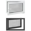vidaXL Tilt & Turn Basement Window RISOR 90 x 60 cm PVC and Glass