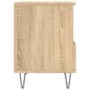 vidaXL Bedside Cabinet Sonoma Oak 40x35x50 cm Engineered Wood