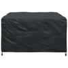 vidaXL Furniture Cover Plain Black 150 x 150 x 75 cm 420D