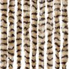 vidaXL Insect Curtain Beige and Brown 90x220 cm Chenille