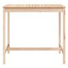 vidaXL Garden Table 121x82.5x110 cm Solid Wood Pine