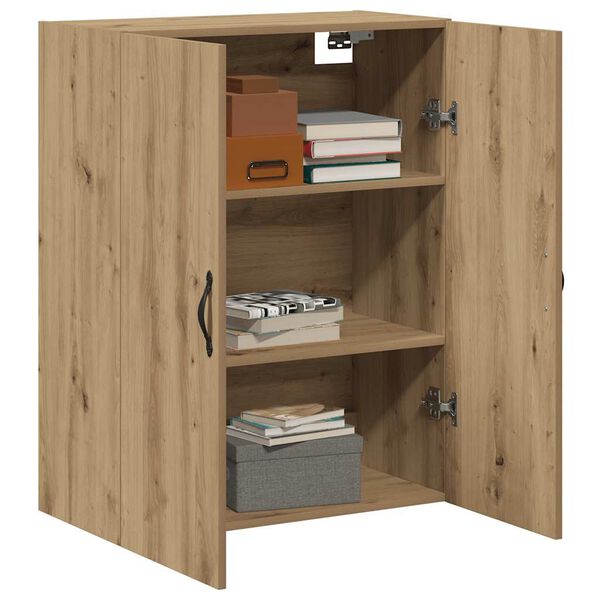 vidaXL Wall Mounted Cabinet Artisan Oak 69.5x34x90 cm Engineered Wood