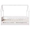 vidaXL Kids Bed Frame with Drawers without Mattress 80x200 cm Solid Wood