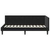 vidaXL Corner Bed Frame with Headboard Black 90 cm x 190 cm Velvet