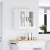vidaXL Kitchen Wall Cabinet with Glass Door Kalmar White Engineered Wood