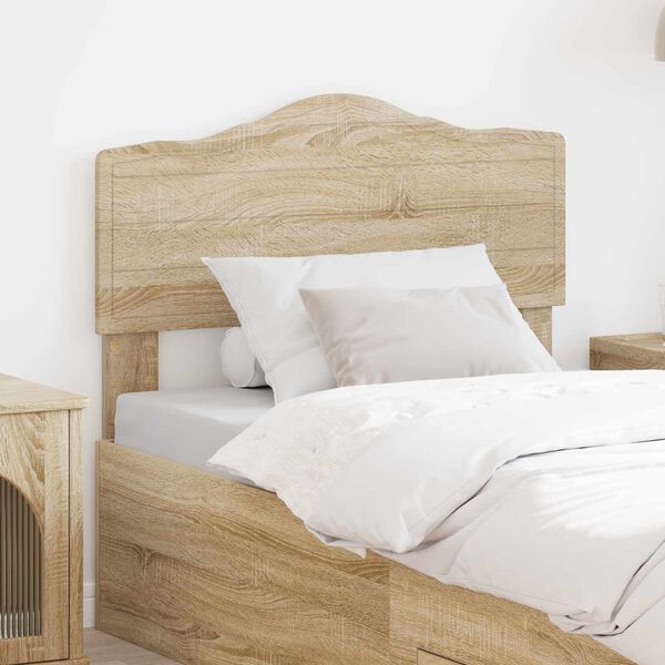 vidaXL Headboard Sonoma Oak 90 cm Engineered wood
