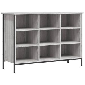 vidaXL Shoe Cabinet Grey Sonoma 100x35x70 cm Engineered Wood
