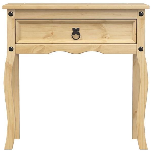vidaXL Console Table Corona 73x35x73 cm Solid Wood Pine