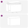 vidaXL Outdoor Storage Box Silver 80 x 50.5 x 50 cm Steel