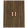 vidaXL Hanging Wall Cabinet Brown Oak 69.5x34x90 cm