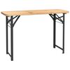 vidaXL 3 Piece Folding Beer Table Set Solid Wood Fir