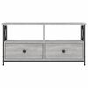 vidaXL TV Cabinet Grey Sonoma 90x33x45 cm Engineered Wood&Iron