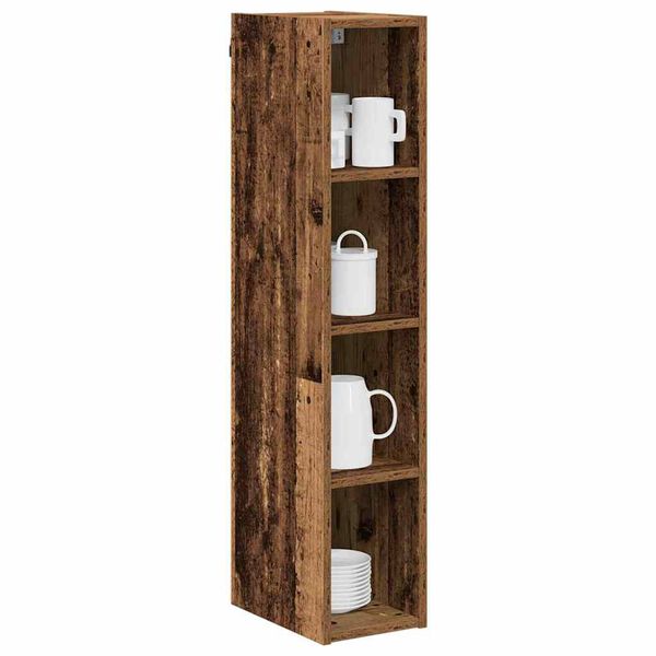 vidaXL Hanging Cabinet Old Wood 20 x 29.5 x 100 cm Engineered Wood