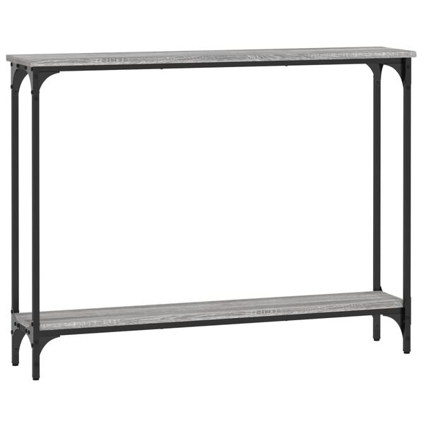 vidaXL Console Table Grey Sonoma 100x22.5x75 cm Engineered Wood