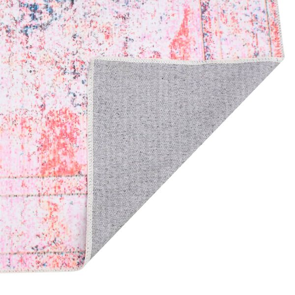 vidaXL Printed Rug Washable Foldable Multicolour 140x200 cm Polyester