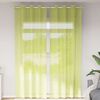 vidaXL Voile Curtains with Grommets 2 pcs Apple Green 140x260 cm