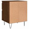 vidaXL Bedside Cabinets 2 pcs Brown Oak 40x35x50 cm Engineered Wood