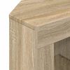 vidaXL Corner LED TV Cabinet Wall-mounted Sonoma Oak 100 x 40 x 50 cm
