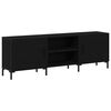 vidaXL TV Cabinet Set Black Oak 150 x 30 x 50 cm Engineered Wood