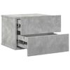 vidaXL Bedside Cabinets 2 pcs Concrete Grey 40x30x30 cm Engineered Wood