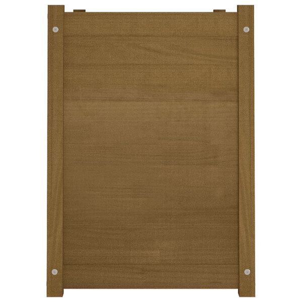 vidaXL Garden Planter Honey Brown 100x50x70 cm Solid Pinewood