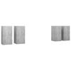 vidaXL TV Cabinets 4 pcs Concrete Grey 30.5x30x60 cm Engineered Wood