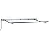 vidaXL Retractable Awning Retractable Manual Anthracite 400 x 200 cm