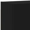 vidaXL 5 Piece TV Wall Units Black Engineered Wood