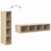 vidaXL Hanging Cabinet Sonoma Oak 20 x 29.5 x 100 cm Engineered Wood