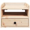 vidaXL Bedside Table 2 pcs Brown 38 x 36 x 29.5 cm Solid pine wood