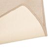 vidaXL Bed Carpets Shaggy High Pile 3 pcs Beige