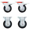 vidaXL Casters 4 pcs 100 mm