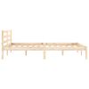 vidaXL Bed Frame without Mattress Solid Wood Pine 120x200cm