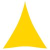 vidaXL Sunshade Sail Oxford Fabric Triangular 4x5x5 m Yellow