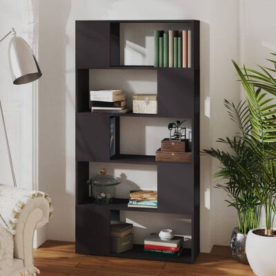 vidaXL Book Cabinet Room Divider Grey 80x24x155 cm Engineered Wood