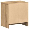 vidaXL Bedside Cabinet with Drawer Artisan Oak 39x28x41 cm