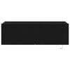 vidaXL TV Wall Cabinet Wall-mounted 2 pcs Black Oak 100 x 35 x 31 cm