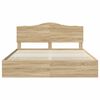 vidaXL Bed Frame with Drawer Sonoma Oak 180 x 200 cm Engineer Wood