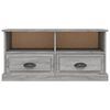vidaXL TV Cabinet Grey Sonoma 93x35.5x45 cm Engineered Wood