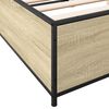 vidaXL Bed Frame without Mattress Sonoma Oak 120x200 cm